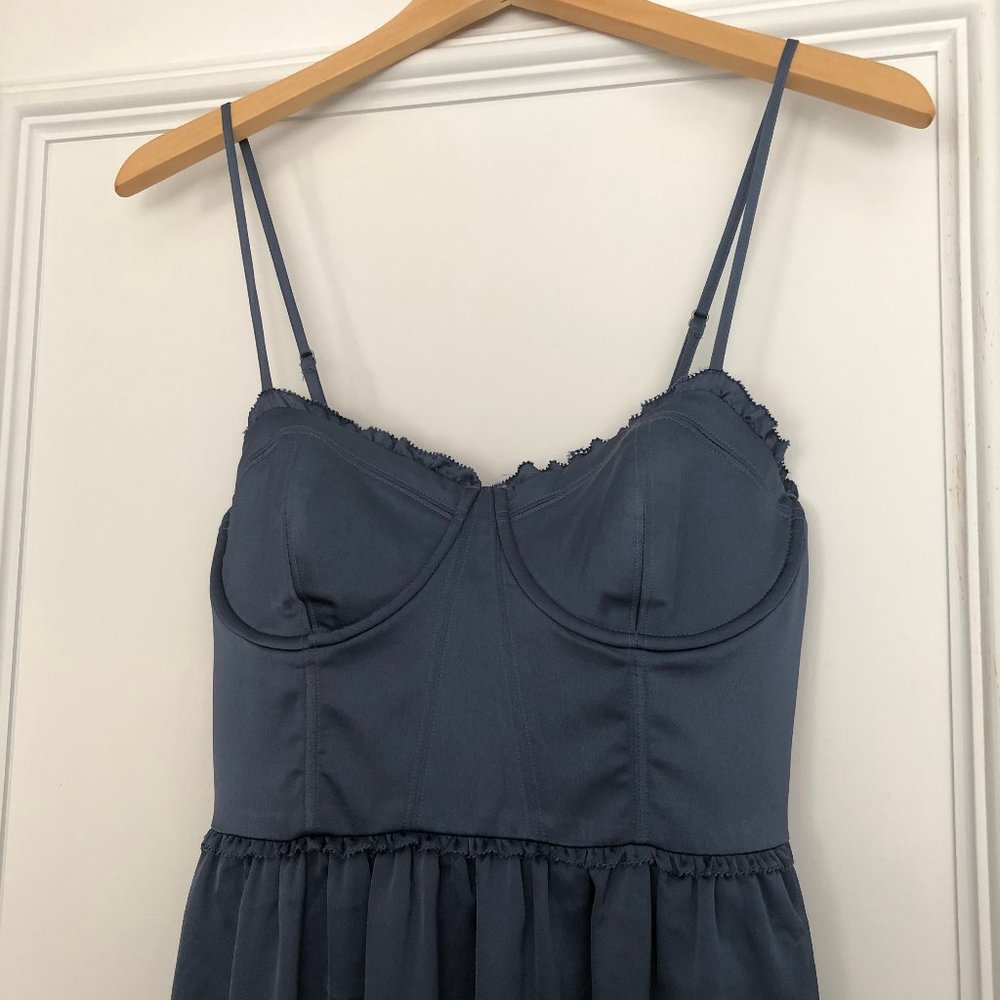 Abercrombie & Fitch Blue Midi Dress